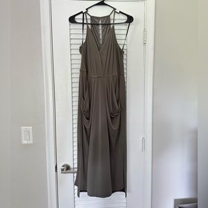BCBGeneration midi dress sage green size medium.